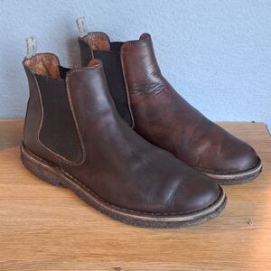 Astroflex Bitflex Chelsea Boot 41 Men 8 Women 10 Brown Leather Boots Casual